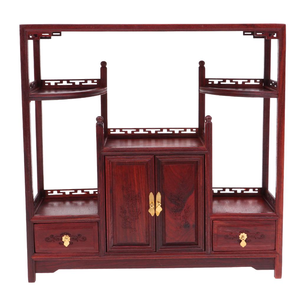 1//6 Dollhouse Miniature Annatto Cabinet Cupboard for Action Figures