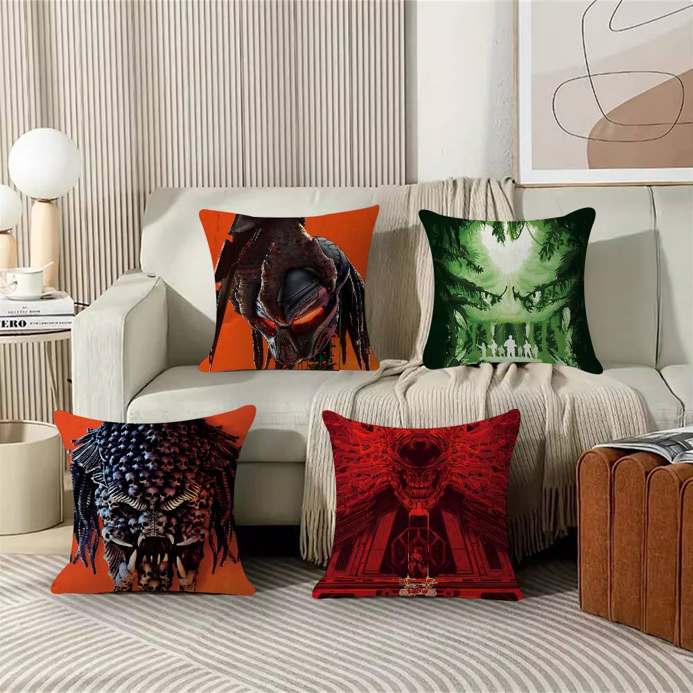 1PC The Predator Maple Design Cushion Cover Happy Autumn Harvest Decor Holiday Decorati Pillow Cover