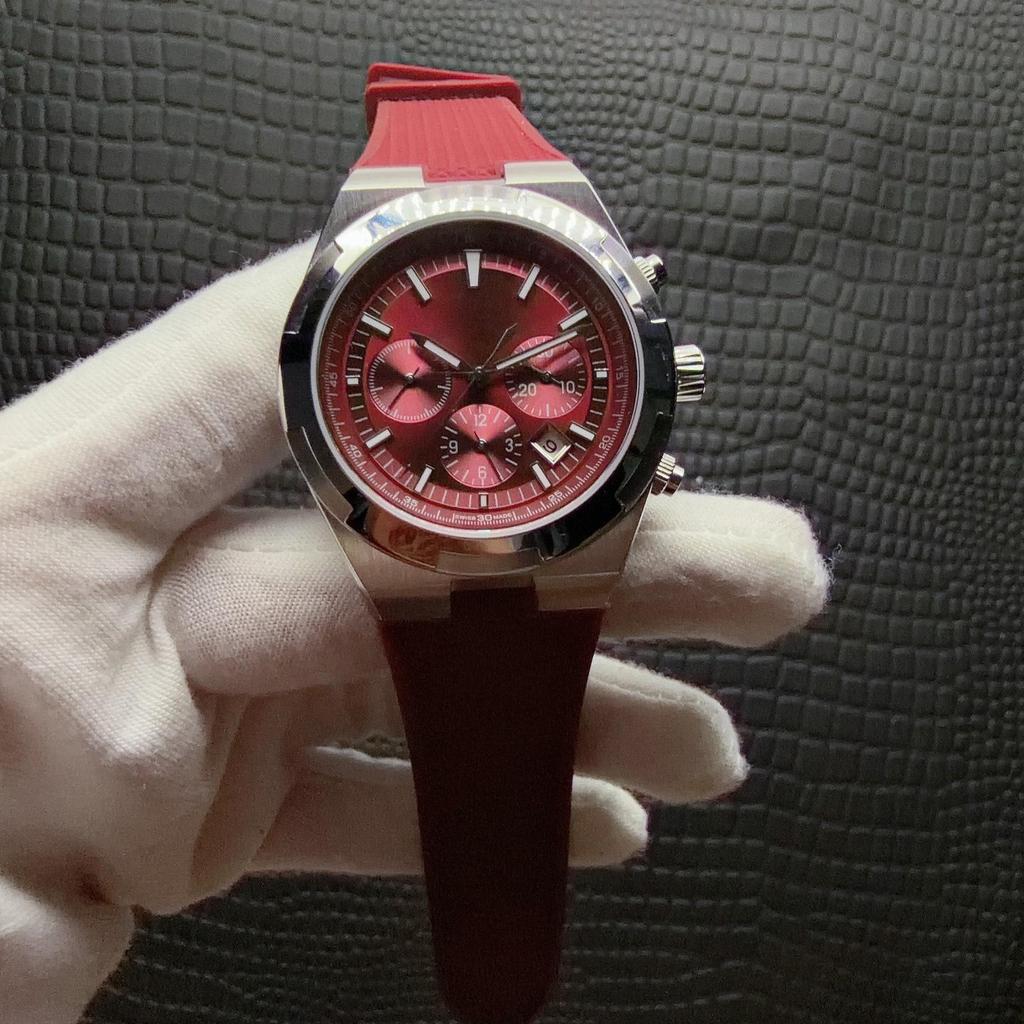 Jia Shi Jia 5500V Serie Automatische Leuchtende Herrenuhr mit Stahlarmband und Sechszeiger-Kalender