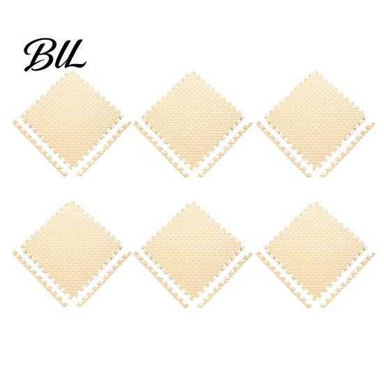 Gym Flooring Tiles 6Pcs Floor Mats, EVA Foam Puzzle Interlocking for Adjustable Room Cover Home Gym, Kids Play Areas, Kitchen Flooring, 11.8"