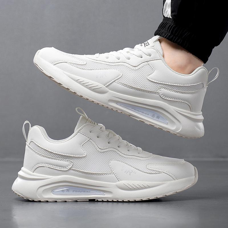 Men'S Sporty Casual Running Shoes Breathable Lightweight Soft Bottom Anti-Slip Upgraded Version Of Spring Autumn Synthetic Mater