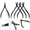 Professional Nail Art Cuticle Nipper Clipper Edge Cutter Toenail Toe Ingrown Dead Skin Scissor Stainless Steel Manicure Pedicure
