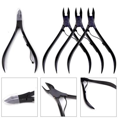Professional Nail Art Cuticle Nipper Clipper Edge Cutter Toenail Toe Ingrown Dead Skin Scissor Stainless Steel Manicure Pedicure