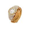 European & American Trend: Full Diamond Fashion Quartz Women's Watch - Versatile & Casual Design