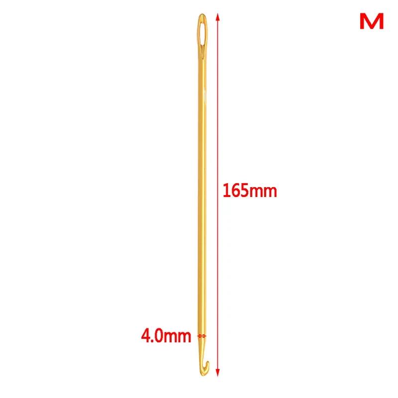 2.75/4/6MM 1PCS Aluminium Needles For Knitting DIY Tunisian Crochet Hooks Hand Knit Tool With an Eye Knitting Sewing Needles