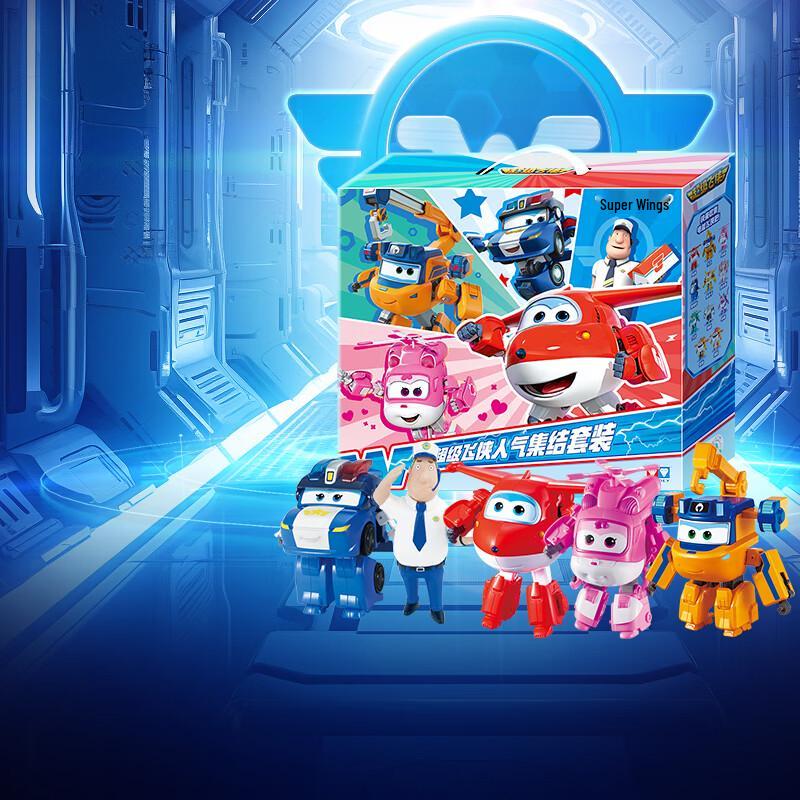 AULDEY Super Wings Набор из 5 трансформируемых фигурок