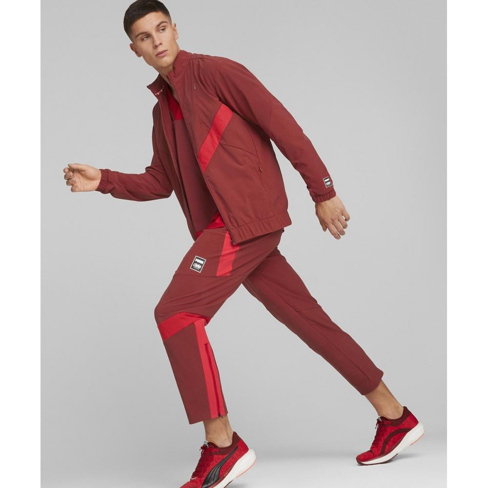 Puma Xcelle Woven Tracksuit Jacket   Red  523424 80