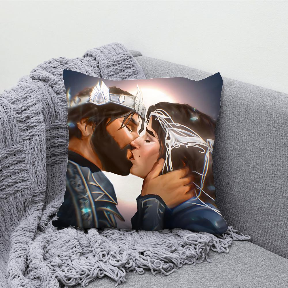 JayVik Jayce Viktor Funda de Almohada Fundas Suaves para Cojines para Decoración de Sofá de Granja Decoraciones para el Hogar y Funda de Almohada Protectora