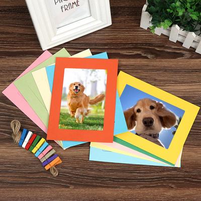 1 Set DIY Picture Frame Waterproof Crease-resistant Reinforced Corner Picture Display Frame Bedroom Accessory