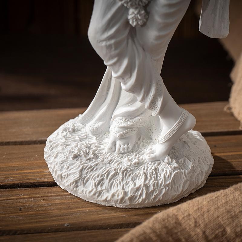 Indian God Krishna Buddha Statue Sculptures and Figurines  Southeast Asian Home Room Office Wealth Luck Feng Shui Decor Statue