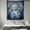Bear Wall Tapestry Aesthetic Wall Hanging Printed Fabric Blanket Decorative Tapestries for Bedroom Living Room Home Decor
