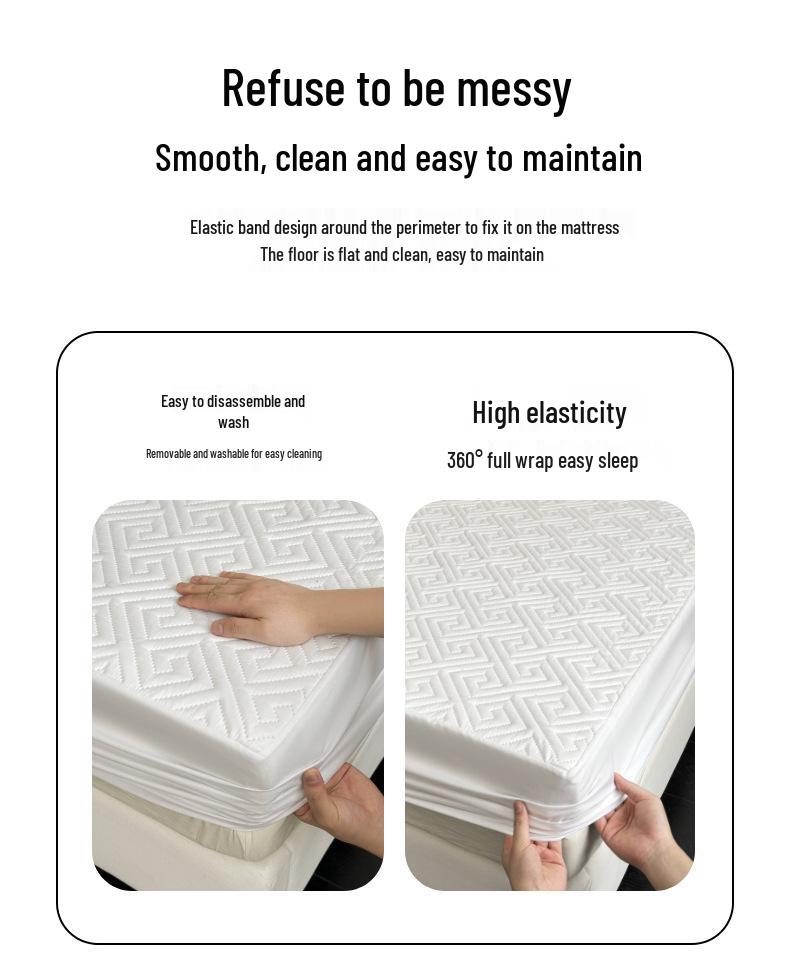 Waterproof Quilted Anti-Stain Anti-Slip Mattress Protector