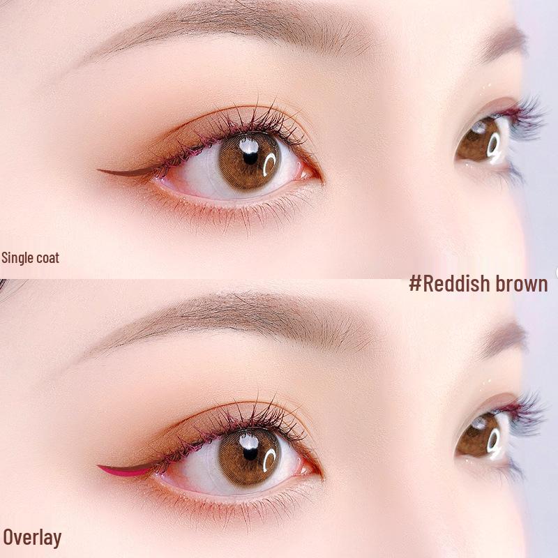 Influencer White Waterproof Ultra-Fine Eyeliner Pen - Long-lasting, Smudge-proof for Beginners and Women’s Color Makeup