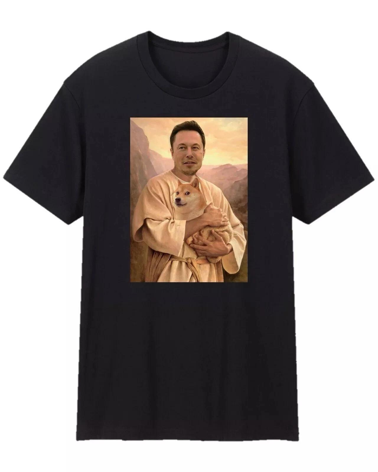 Elon Musk Doge T Shirt Donald Trump Funny Novelty USA Goof Tee Shirt Size S-4XL M