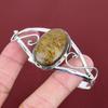 Bronzite cuff bracelet gemstone bangle 925 sterling silver bangle handmade adjustable cuff bracelet very pretty silver jewelry gifts for him