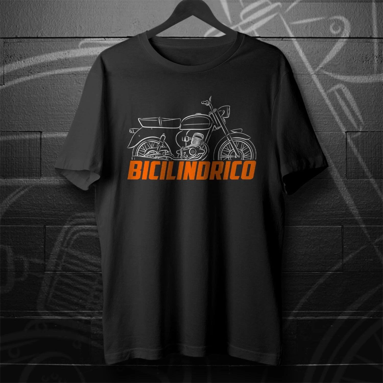 Illustration for a Laverda 200 Bicilindrico 1962-1976 T shirt, Motorcycle Tee XL
