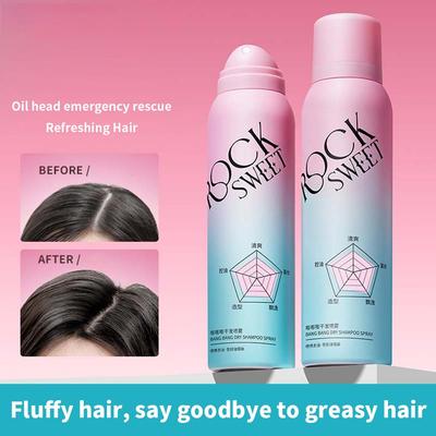 No-wash Fluffy Dry Hair Shampoo Spray, Hair Styling Product, Instantly Refreshing And Volumizing Hair Oil Removal Hair Care