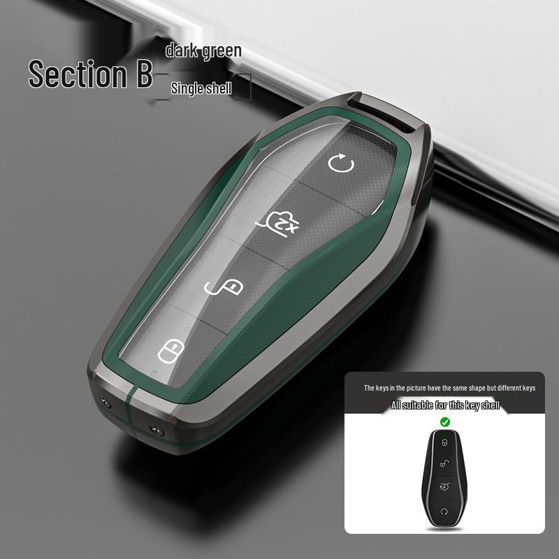 BYD Key Case: Compatible with Song Pro Plus, Yuan DMI, Dolphin, Han, Tang, Qin, Seal, and Destroyer 05 Protective Cover.