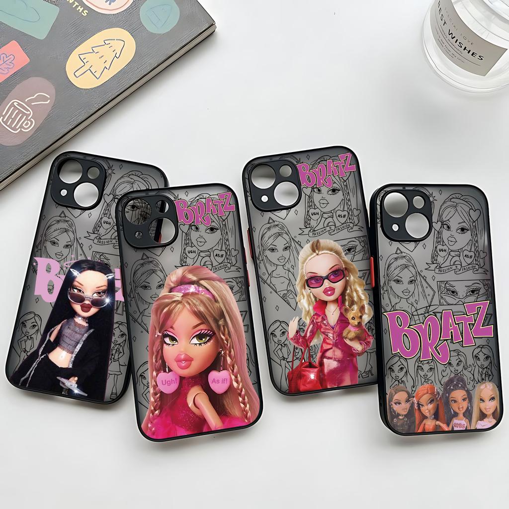 HOT Cute Girl B-Bratz Phone Case For iPhone 17 16e 16 15 14 13 12 11 Mini Pro Air Max X XR XSMax 7 8 6 Plus Matte Clear Cover