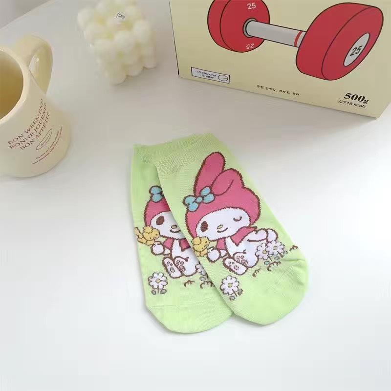 Cinnamoroll Anime Women's Summer Socks - Breathable, Cute, Invisible Style