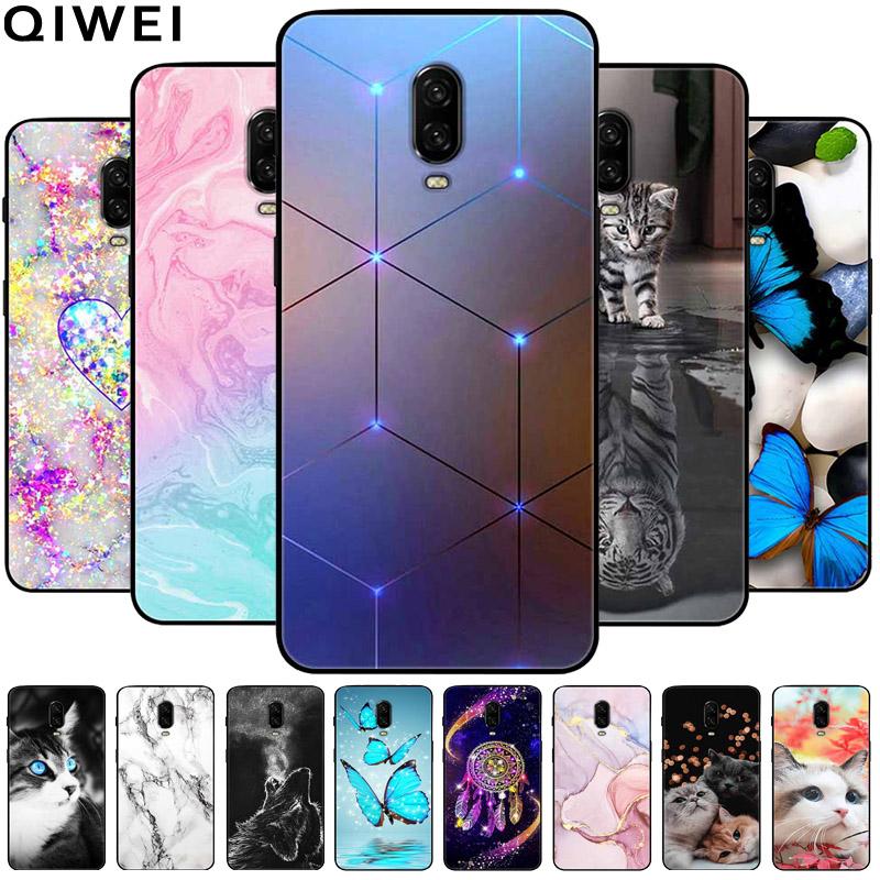 For Oneplus 6T Case Silicone Lovely TPU Soft Phone Cover for One Plus 6 6T Protective Back Shells oneplus6T Cute Cats Funda Capa