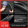 Para VW 2025 Caliente Fibra de Carbono Deportivo Ultradelgado Antideslizante Cubierta de Tarjeta Cubierta de Volante de Coche Para VW Volkswagen Passat