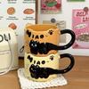 Ceramic Mug Mug Office Stacked Water Cup Household Coffee Cup Cute Cat Couple Cup Souvenir Gift Women