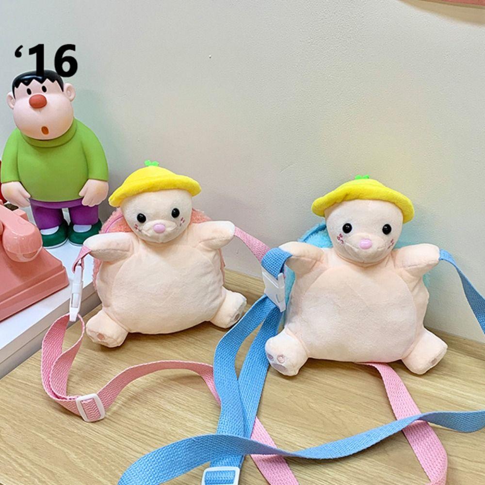 Doll Turtle Crossbody Bag Large Capacity Cartoon Animal Shoulder Bag Cute Children Backpack Gift