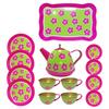 Role Play Simulation Tea Set Metal Material Early Education Teapot Kitchen Exquisite Tableware Afternoon Tea Pretend Play