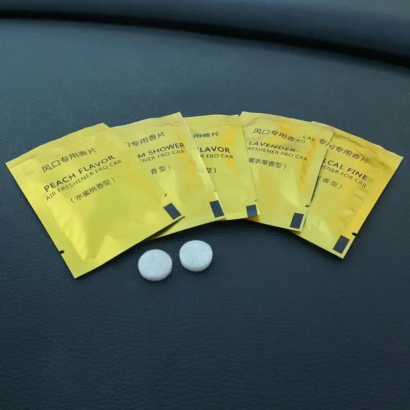 Fragrance Tablets for Car Air Outlet Universal Air Freshener Car Vents Aromatherapy Clip Perfume Diffuser Fragrance Supplement