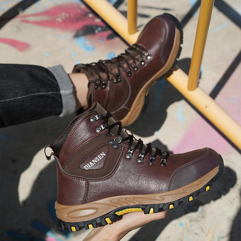 Waterproof Safety Shoes Men Work Shoes Steel Toe Cap Working Boots Sneakers Man Anti Puncture Breathable Sport Work Boots