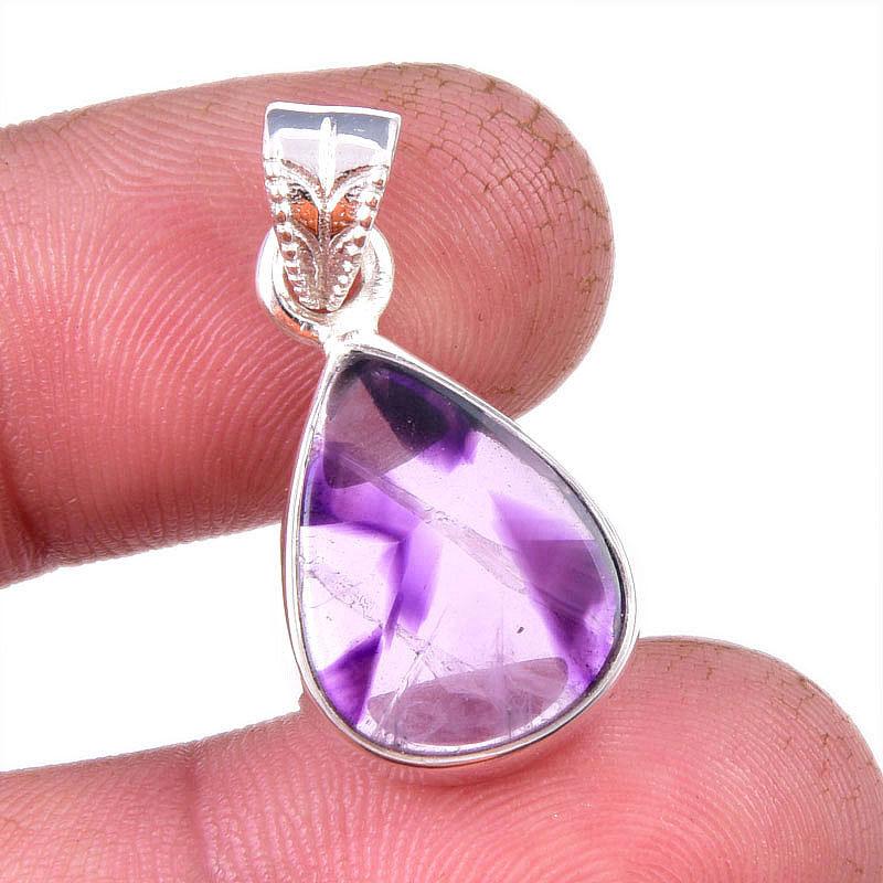 

Natural Cacoxenite Gemstone 925 Solid Sterling Silver Jewelry Pendant 1.25 f8U46
