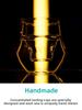 Italian Style Double Layer Heat Resistant Transparent Glass Coffee Tasting Cup Espresso Kruve Concentrated Coffee Sniffing Cup