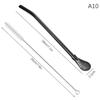 Reusable Straws Metal Stainless Steel Drinking Straw Milk Drinkware Creative Mixing Spoon Milk Tea Coffee Bar Party Accessories