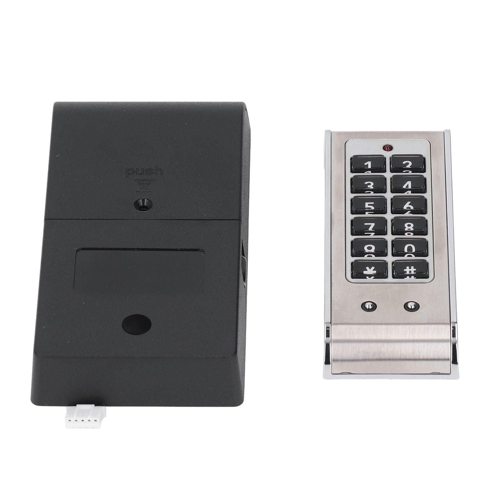 

Электронный замок для шкафа Электронный кодовый замок из нержавеющей стали для сауны, ванной комнаты, шкафа для документов, ящика