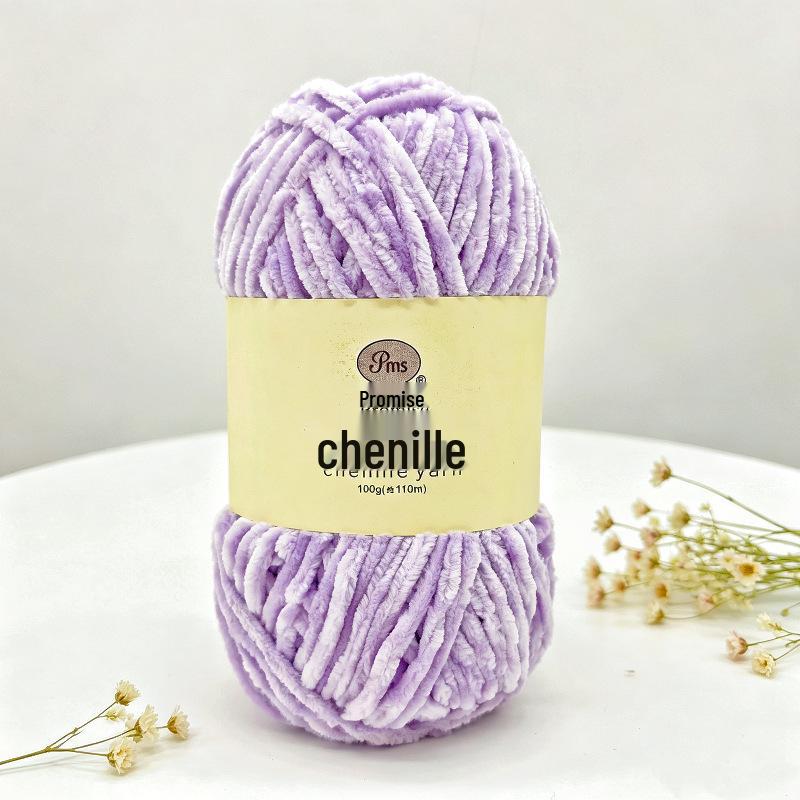 Chenille Golden Velvet Yarn for DIY Scarf, Teddy Bear, Snowdrop Crochet, Slippers
