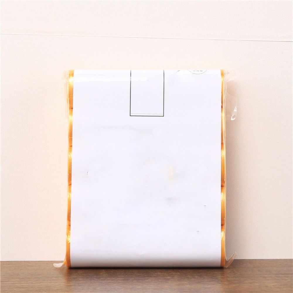 

200PCS Plastic Disposable Garbage Bags Household Trash Bag Liner Bags Trash Pouch Storage жёлтый