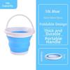 Space Saving Foot Soaking Bucket 10L Collapsible Wash Basin Car Wash Buckets  Songkran Festival