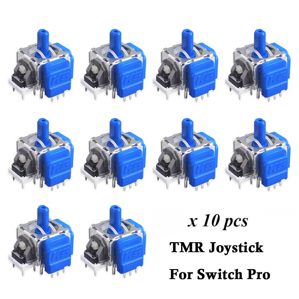 10Pcs Electromagnetic Joystick Replacement for Ps5 Gamepad 3D Analog Stick Sensor Module for Ps4 Xbox One & Elite Controller
