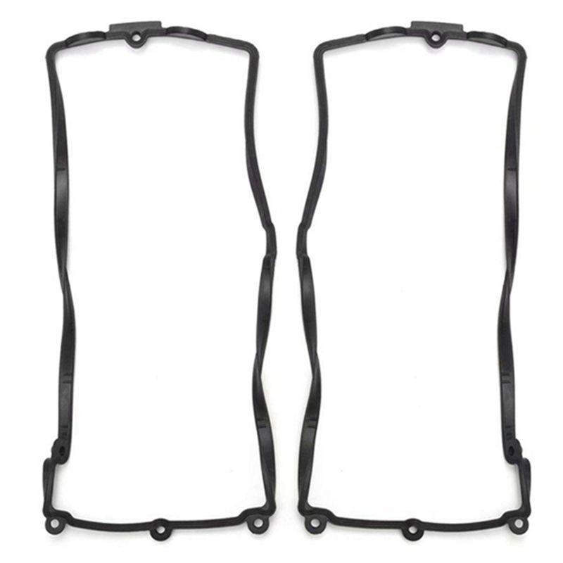 QM-Car Engine Valve Cover Gasket Set L+R 11127513194 11127513195 For Bmw 545I 550I 645Ci 750Li X5 Replacement Parts 2PCS
