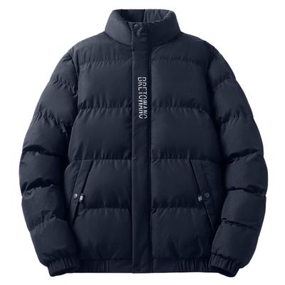 (SU)Abrigo de algodón Chaqueta de algodón de moda de invierno Cuello alto Chaqueta de algodón cálida informal