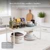 30cm Kitchen Countertop Organizer Rack, Metal Layered Shelf, Cabinet Separator