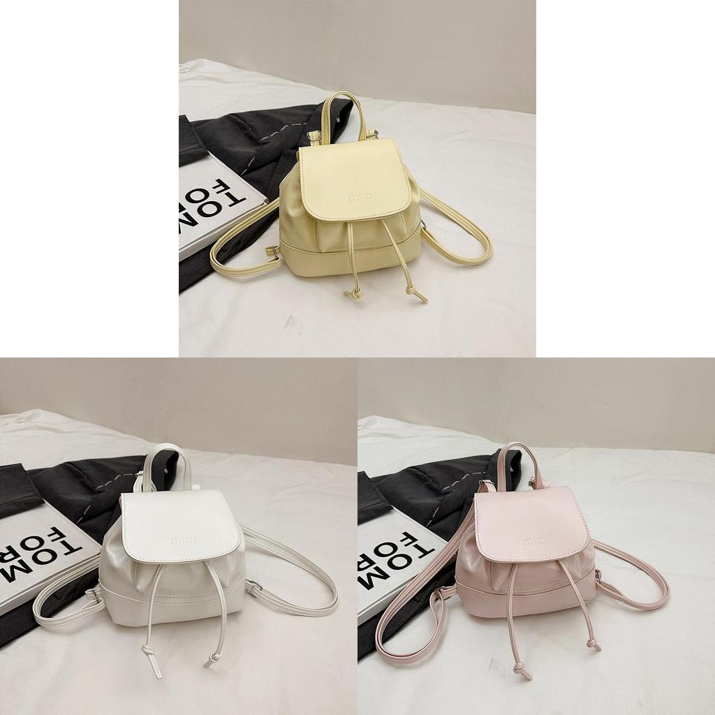 Pu Material Womens Fashion Casual Bucket Bag With Inner Pocket For Daily Use