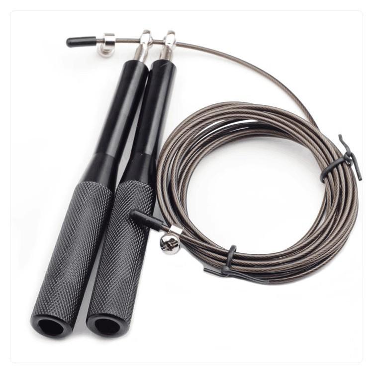 Aluminum alloy steel wire metal handle student adult fitness fat burning racing training competition skipping rope