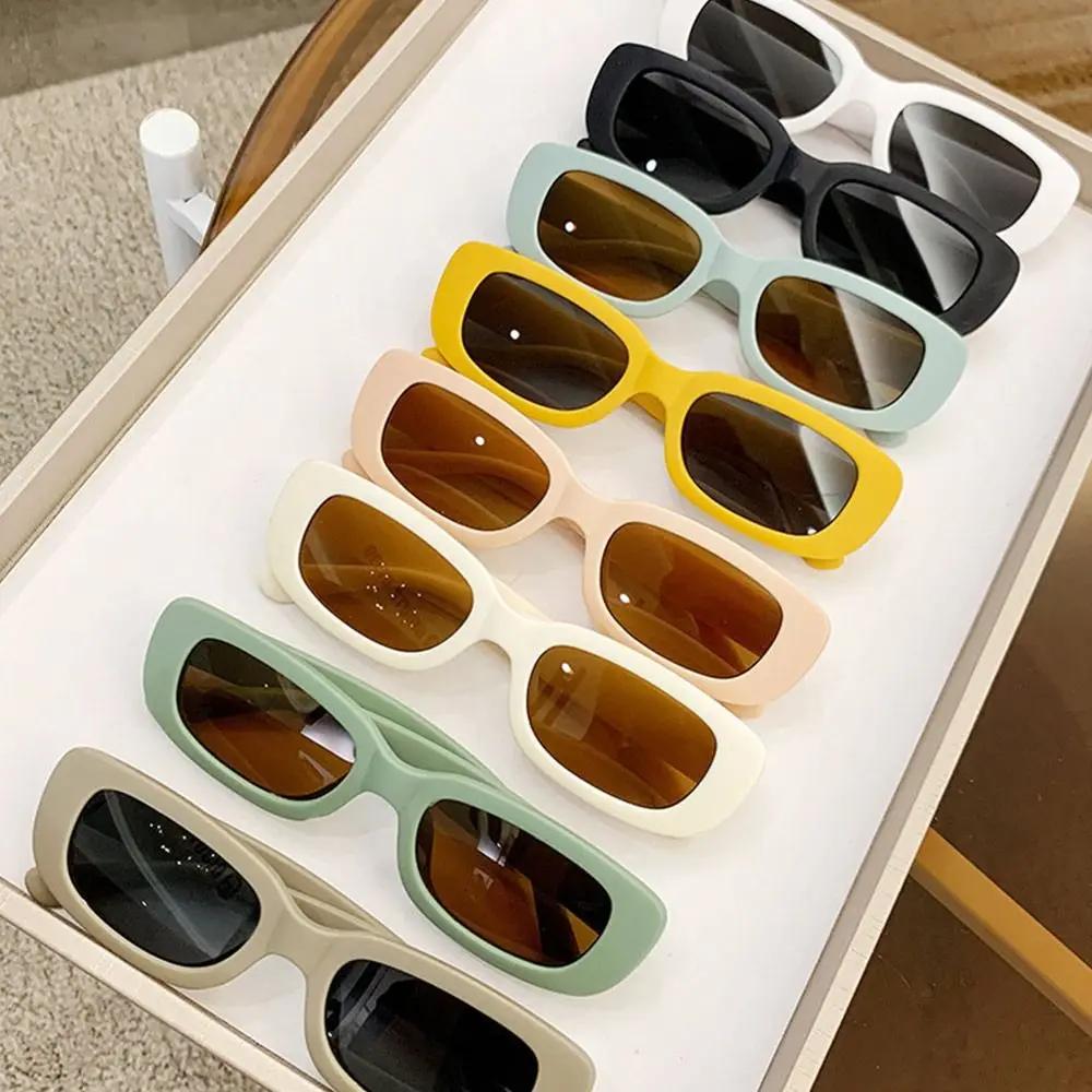 New Trend Children's Fashion Sunglasses Travel Summer Beach Outdoor UV400 Shades Retro Baby Girl Boy Small Rectangular Eyewear