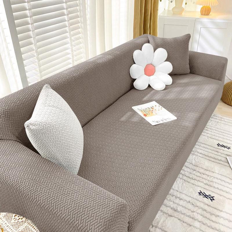 

Handun Elastic T-Shape Jacquard Sofa Cover