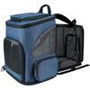 Zaino Trasportino per Animali Espandibile Per Gatti Cani Sotto i 18 Lb | Zaino Trasportino Gatto in Rete Traspirante | Zaino Pieghevole per Cani