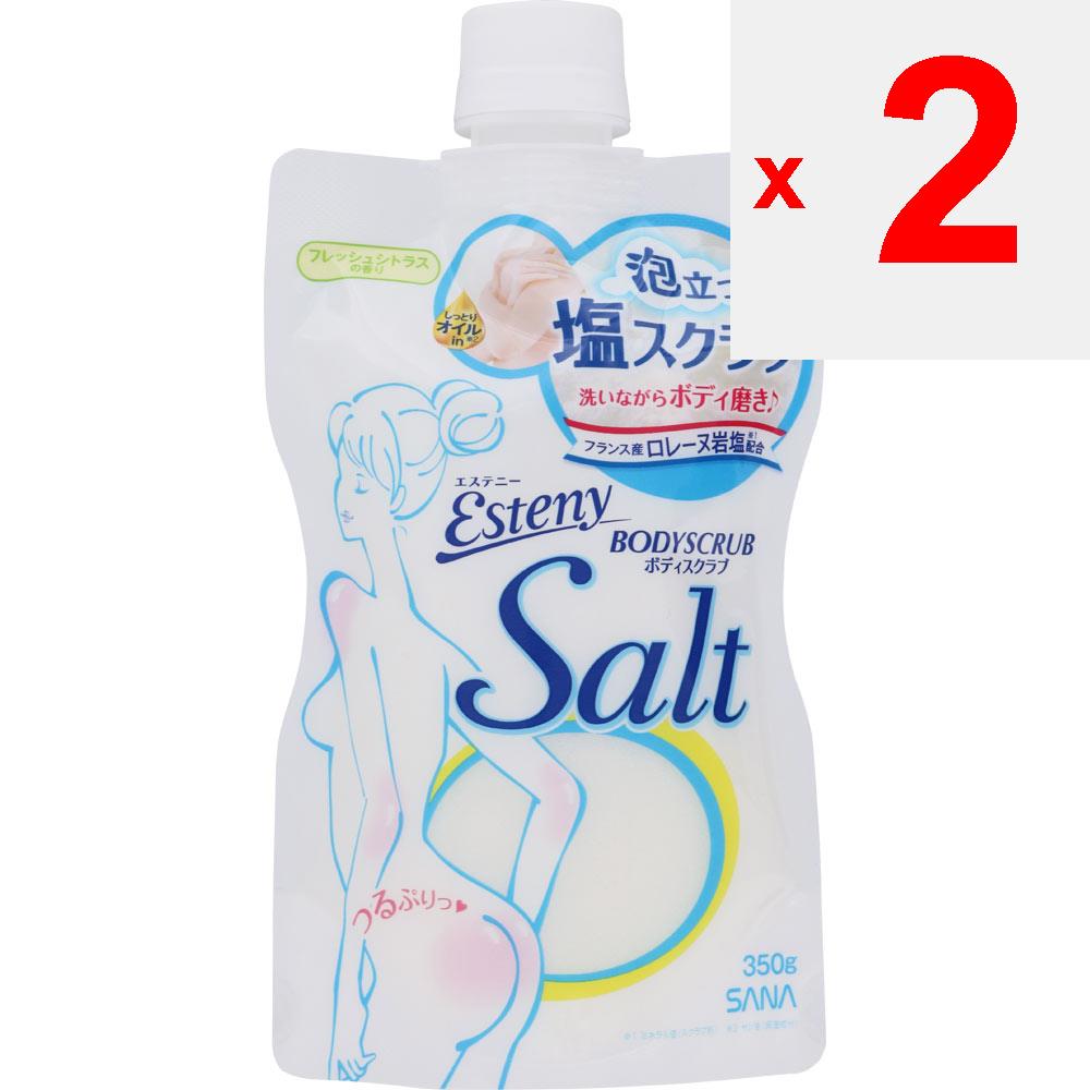 Tokiwa Pharmaceutical Industry Esteny SANA Salty Scrub 350g Schlankheits-Körperpflege <1) Befeuchten Sie Ihre Haut gründlich, tragen Sie eine angemessene Menge auf die betroffene Stelle auf