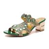 Fashion Heeled Outside Shoes Korea Style on Offer Shoe New Fashion Women's Slippers and Ladies Sandals Original 2025 Trend Casual Slides