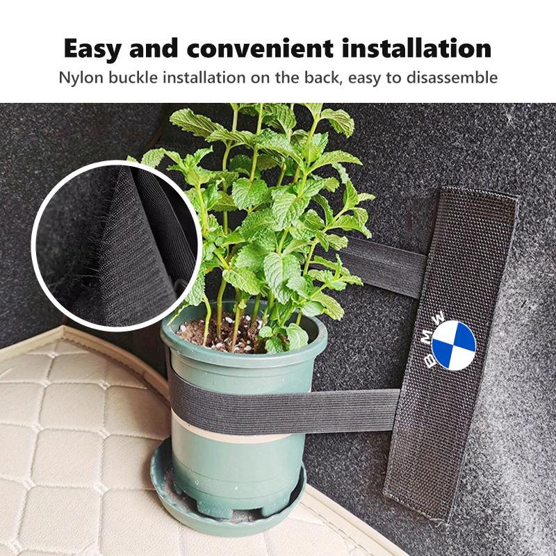 Car Trunk Elastic Extinguisher Debris Storage Fixing Belt Tapes For BMW M Performance E36 E46 E60 E90 E91 E92 E93 F30 F20